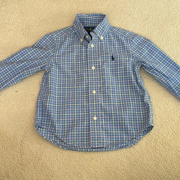 Ralph Lauren boy size 2/2T long sleeve button-down - Picture 2 of 6